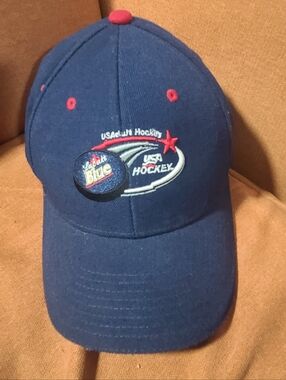 Labatt USA Hockey Navy Blue Baseball Cap Zephyr
